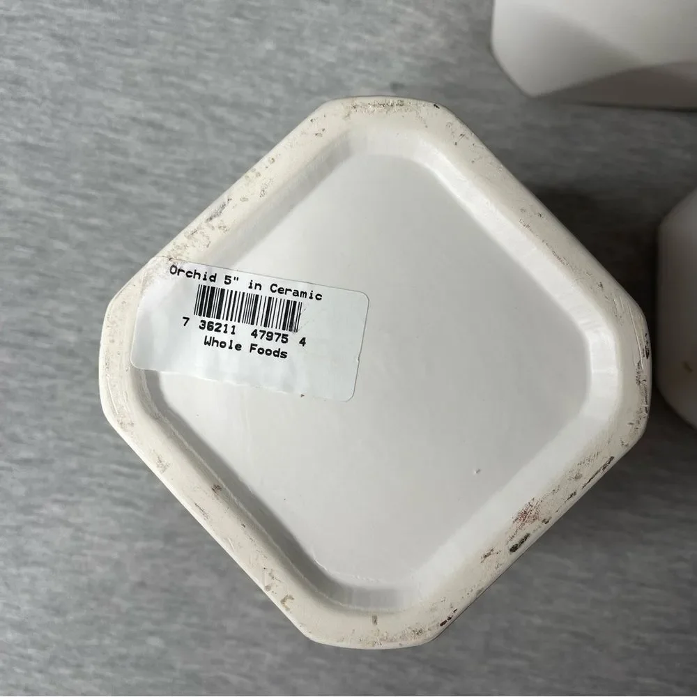 Target White 5” Round Ceramic Planter Pot 3 PCS. Set